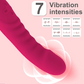 VeloraIgnite Vibrador con varita de doble cabezal térmico