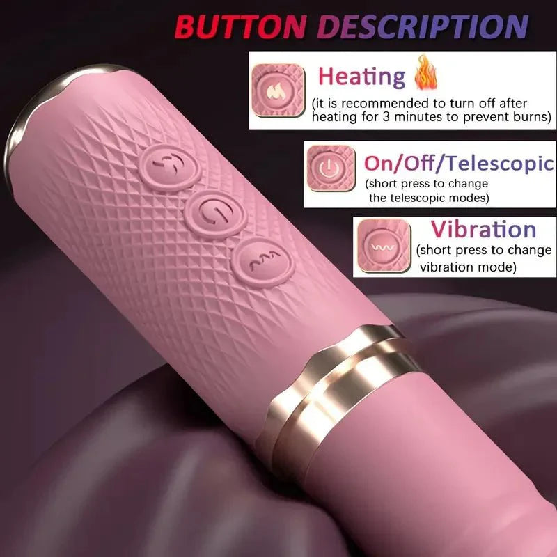 Vibrador de Doble Empuje HeatDrive