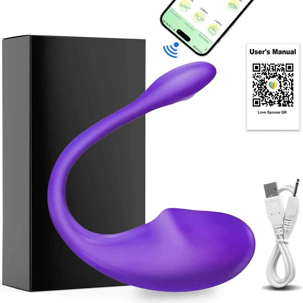 Vibrador de huevos para el punto G controlable por aplicación SyncLuxe