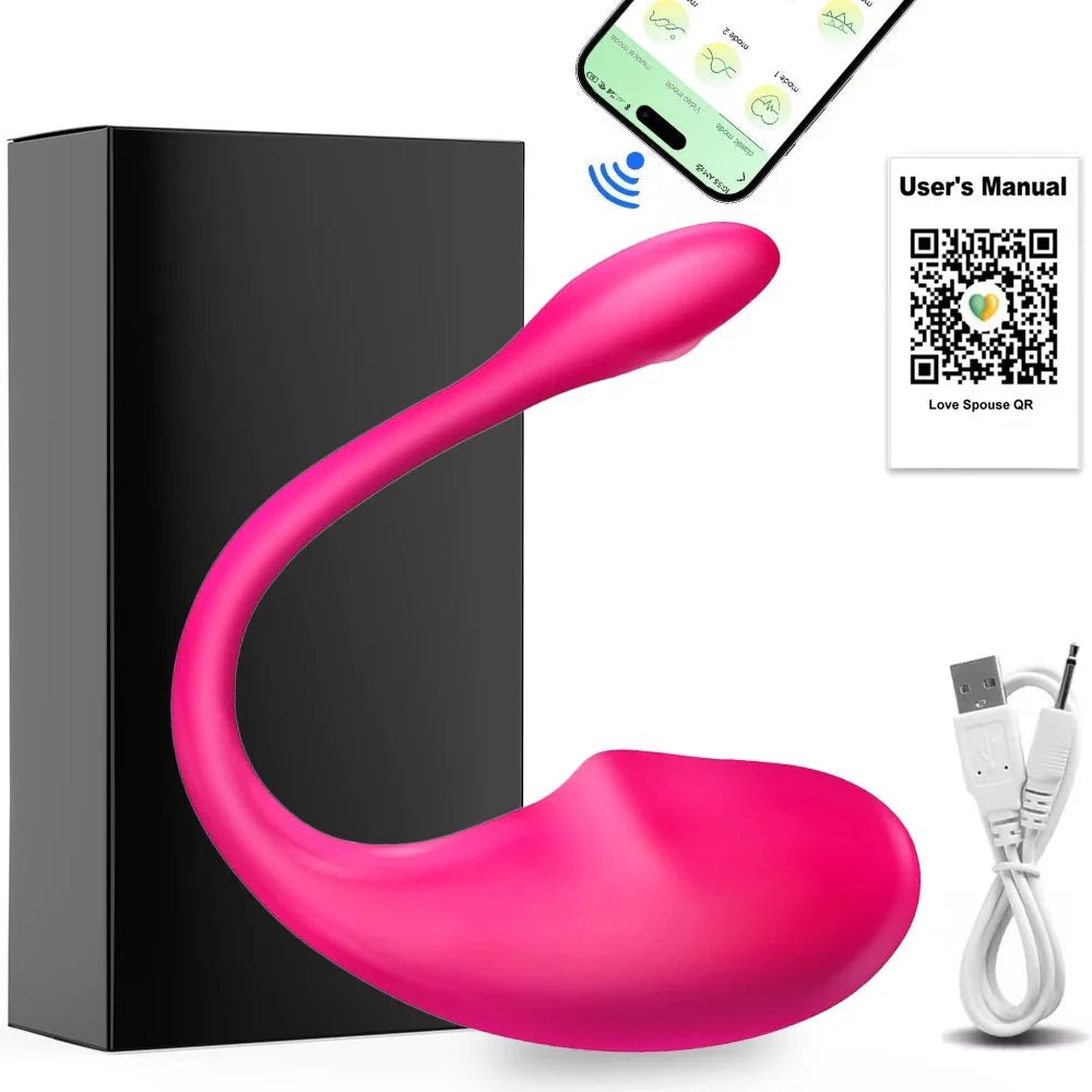 Vibrador de huevos para el punto G controlable por aplicación SyncLuxe