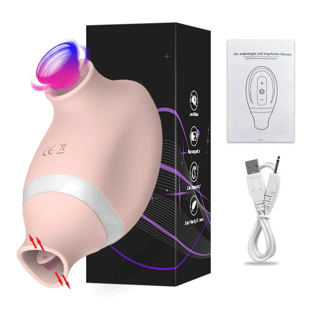 Vibrador con succión AeroLick 2X Pro