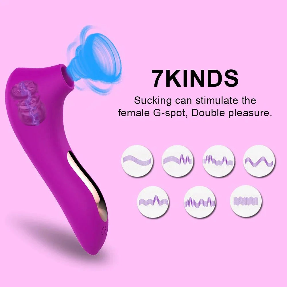 AeroBloom 7X Vibrador de succión de clítoris