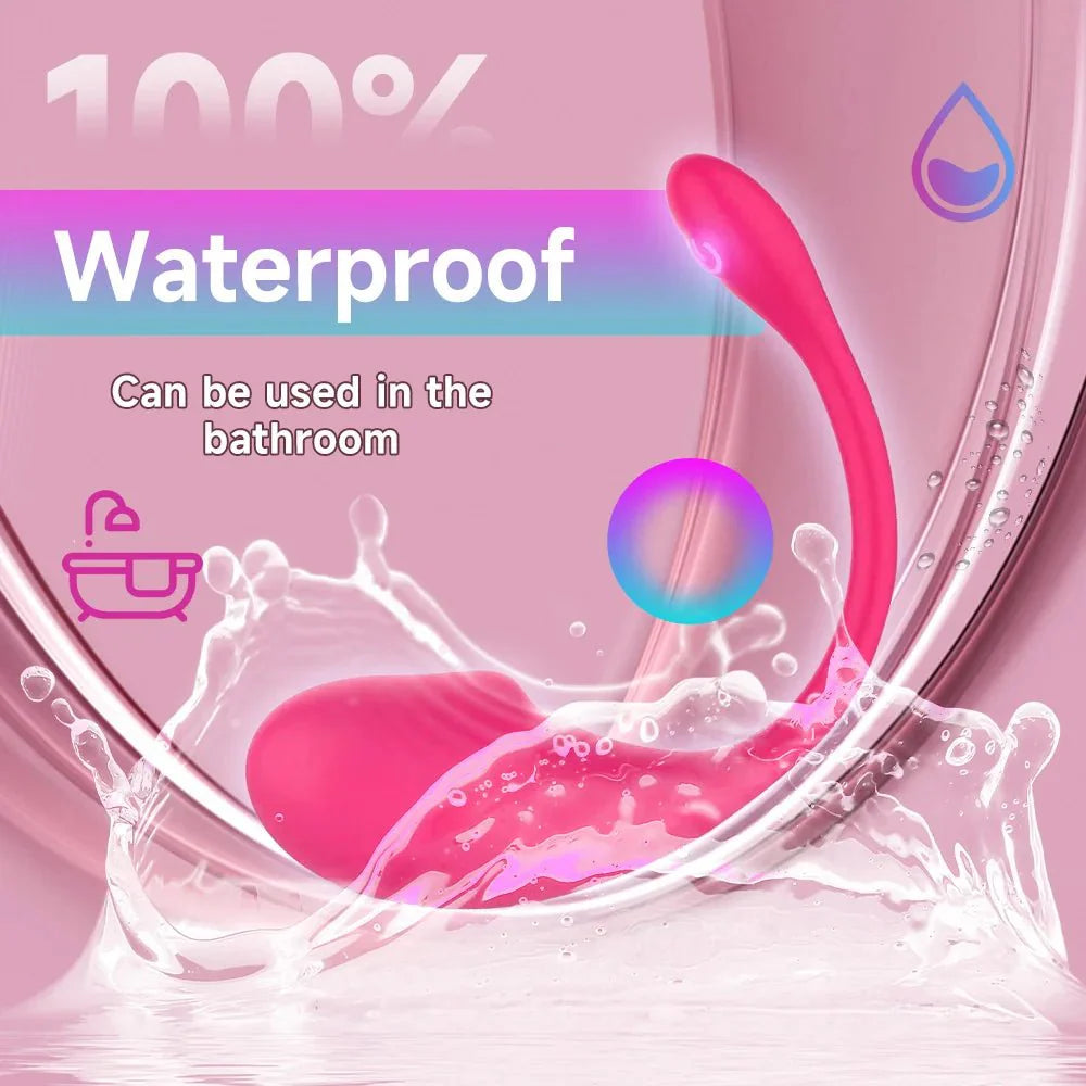 Vibrador de huevos para el punto G controlable por aplicación SyncLuxe