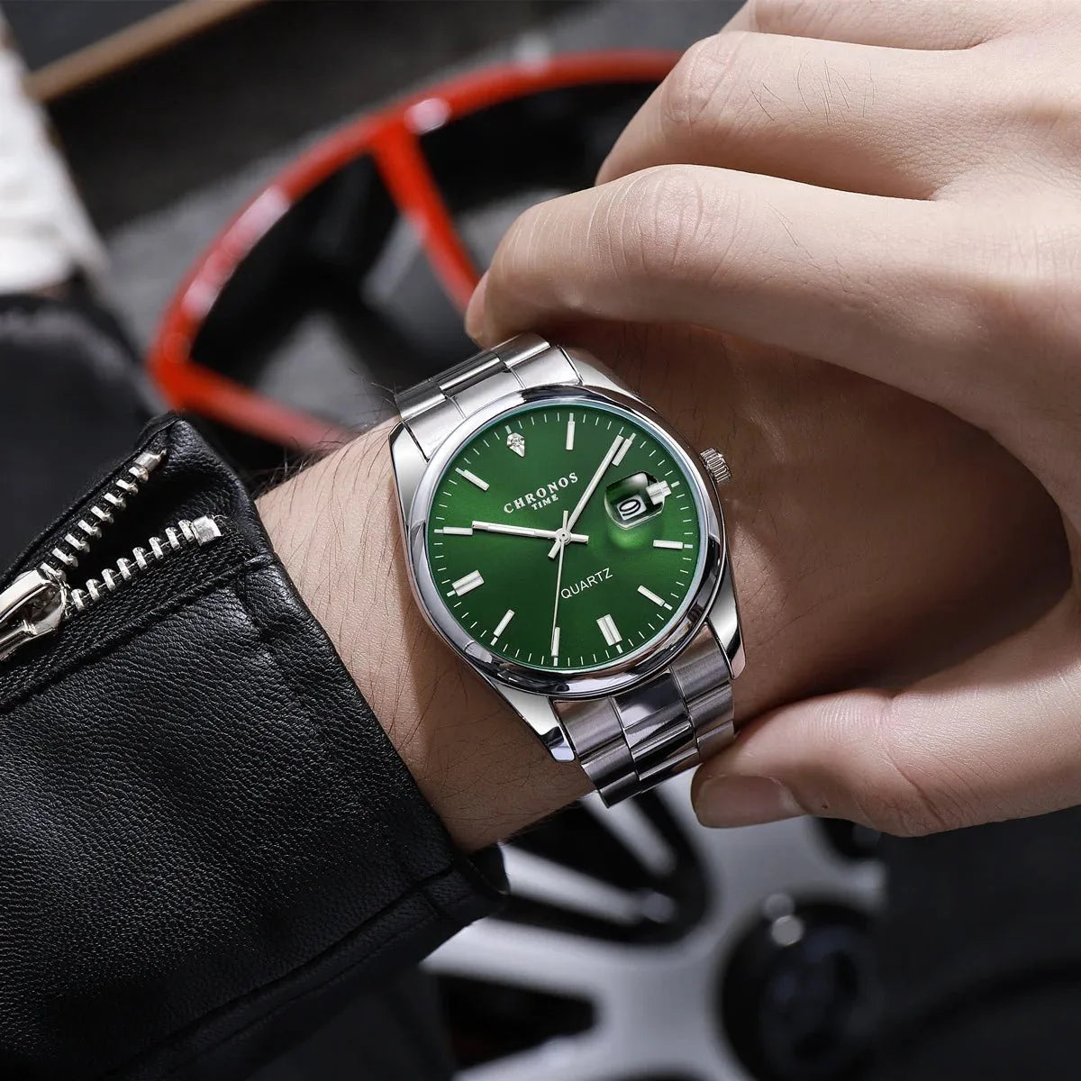 Men's Luxury Quartz Stainless Steel Watch