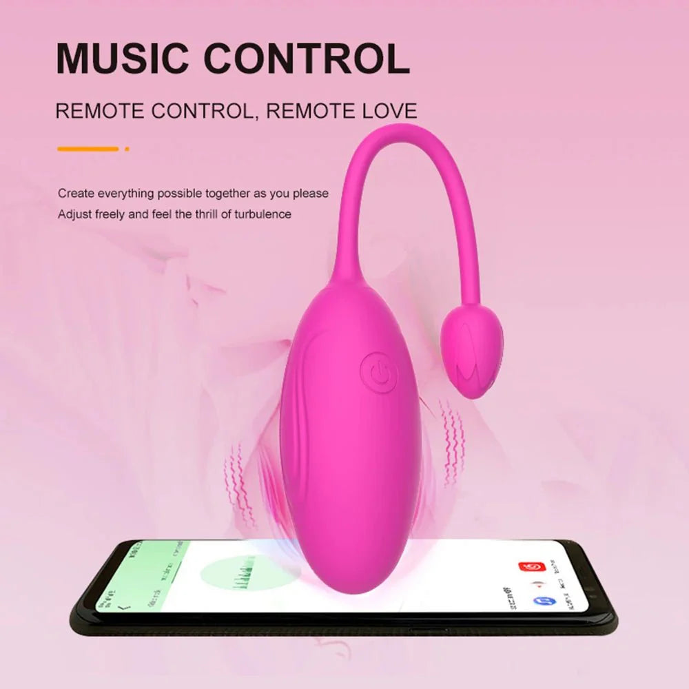Vibrador huevo portátil SyncRotate App Control