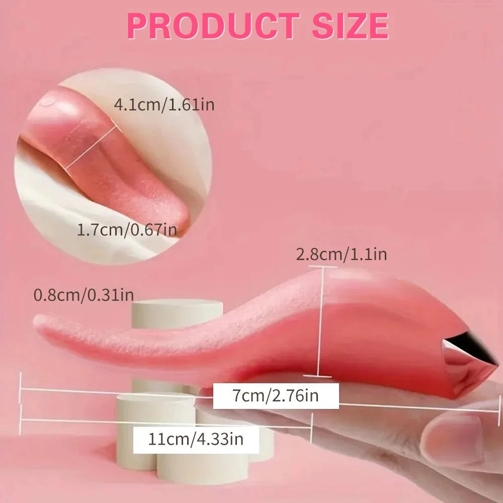 TongueRush Vibrador Clitorial de Lamer Lengua