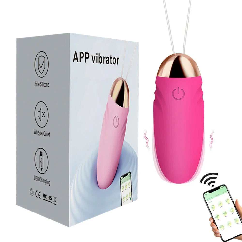 Vibrador Huevo Vestible con Control por Aplicación SyncPlay