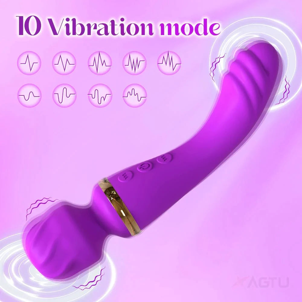 Vibrador con varita PulseForge 10X Mode