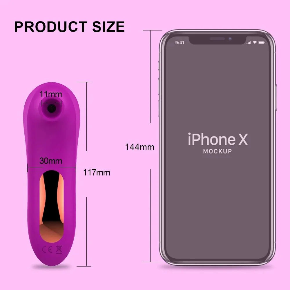 AeroBloom 7X Vibrador de succión de clítoris