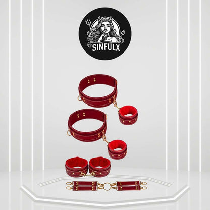 Kit de sujeciones BDSM SecureFour para bondage: ¡cuatro opciones emocionantes!