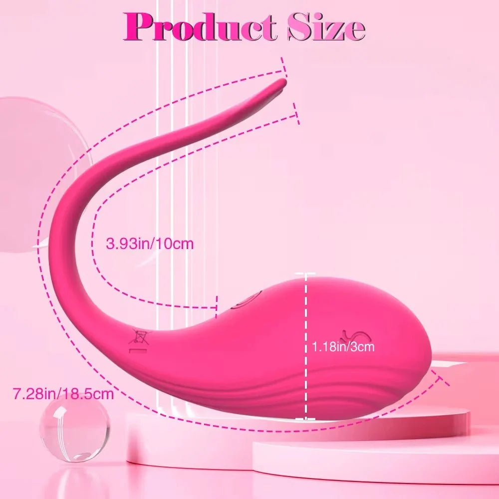 Vibrador de huevo SyncPulse 9X controlado por app portátil