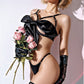 Satin Bow Bust Bra and Panty