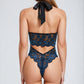 V-Cut Lacy Teddy Lingerie