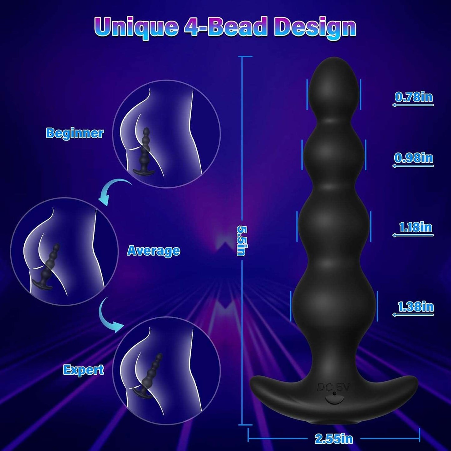 ThrustLink Aplicación Control Bolas Anal Vibrador de Próstata