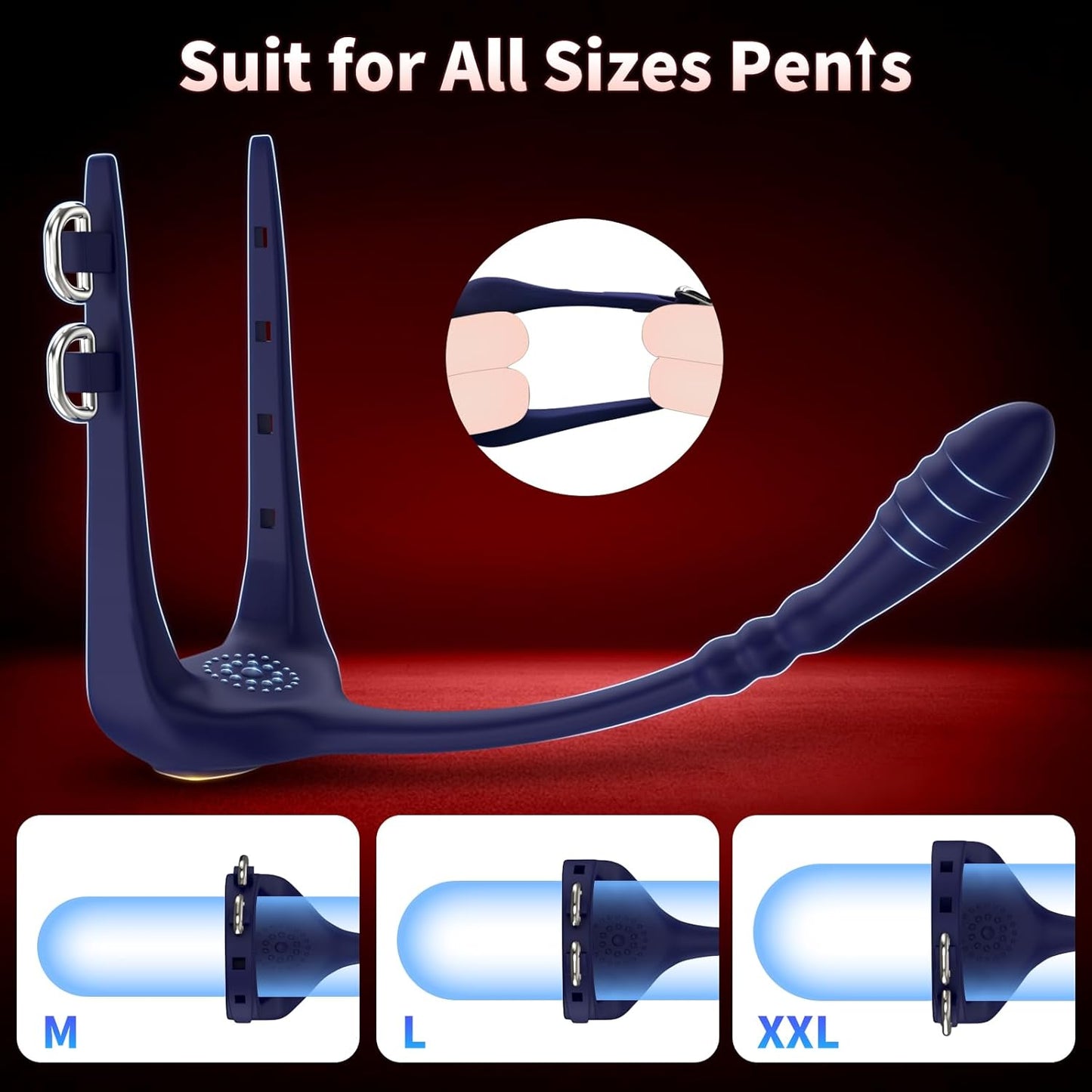 Anillo de pene masajeador de próstata con control remoto TitanLoop