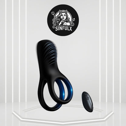 Anillo para el pene con estimulador de clítoris de control remoto UnityPulse