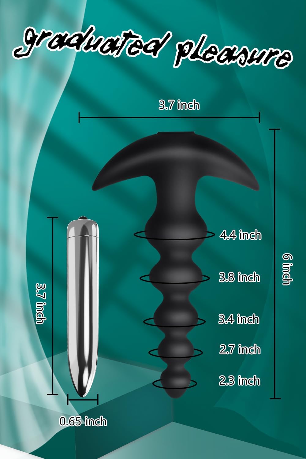 Vibrador Bala Cuentas Analis Varita VibranPath