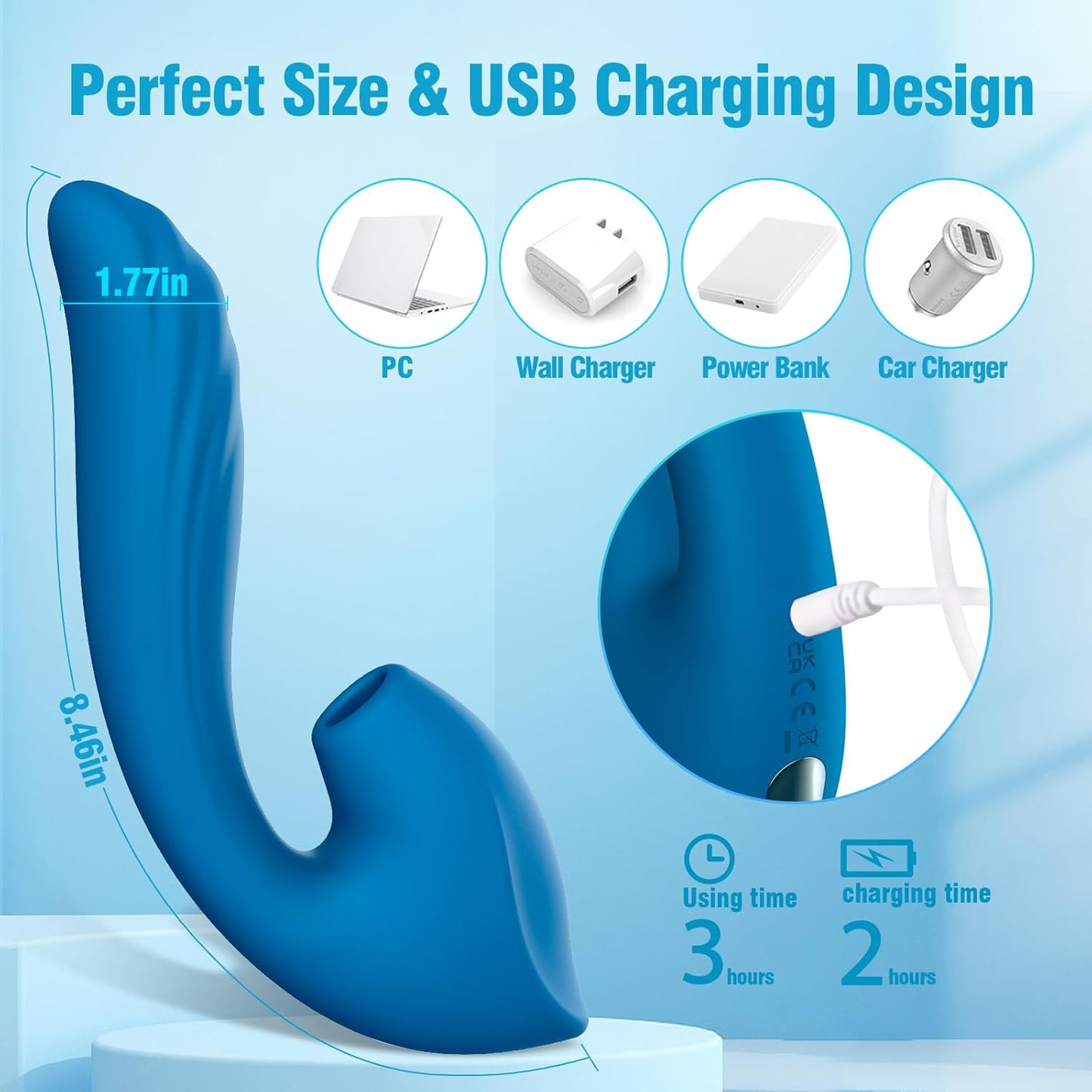 Vibromasseur suceur de clitoris VoltVibe