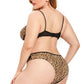 Plus Size Fierce Feline Bra Set