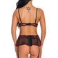 Cutesy Contrast Lace Bra Set