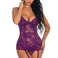 All Lace Garter Cami Lingerie