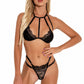 Strappy Harness Bra Set