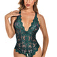 Split Crotch Lace Teddy