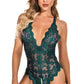 Split Crotch Lace Teddy
