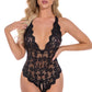 Split Crotch Lace Teddy