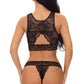 Lace Keyhole Bralette Set