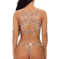 Lace Keyhole Bralette Set