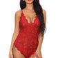 Floral Scalloped Teddy