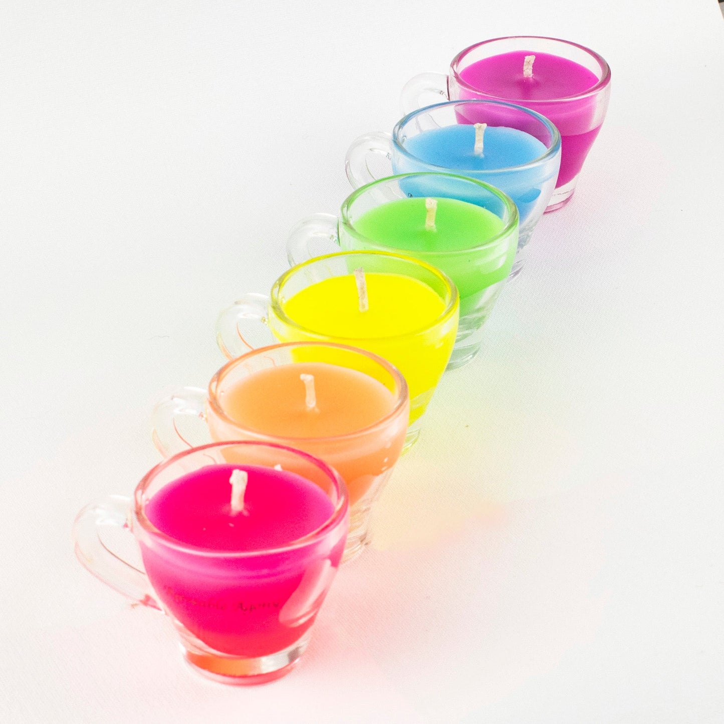 Bougie de jeu de cire réactive à la lumière noire - Basse température - UV - Paraffine