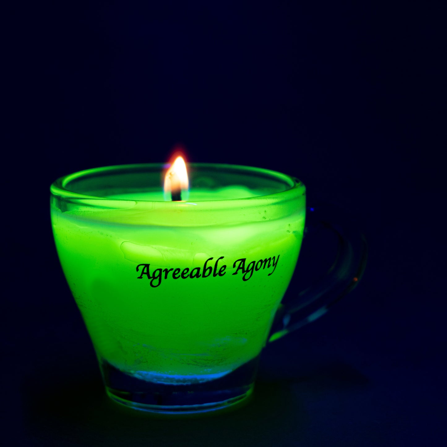 Bougie de jeu de cire réactive à la lumière noire - Basse température - UV - Paraffine