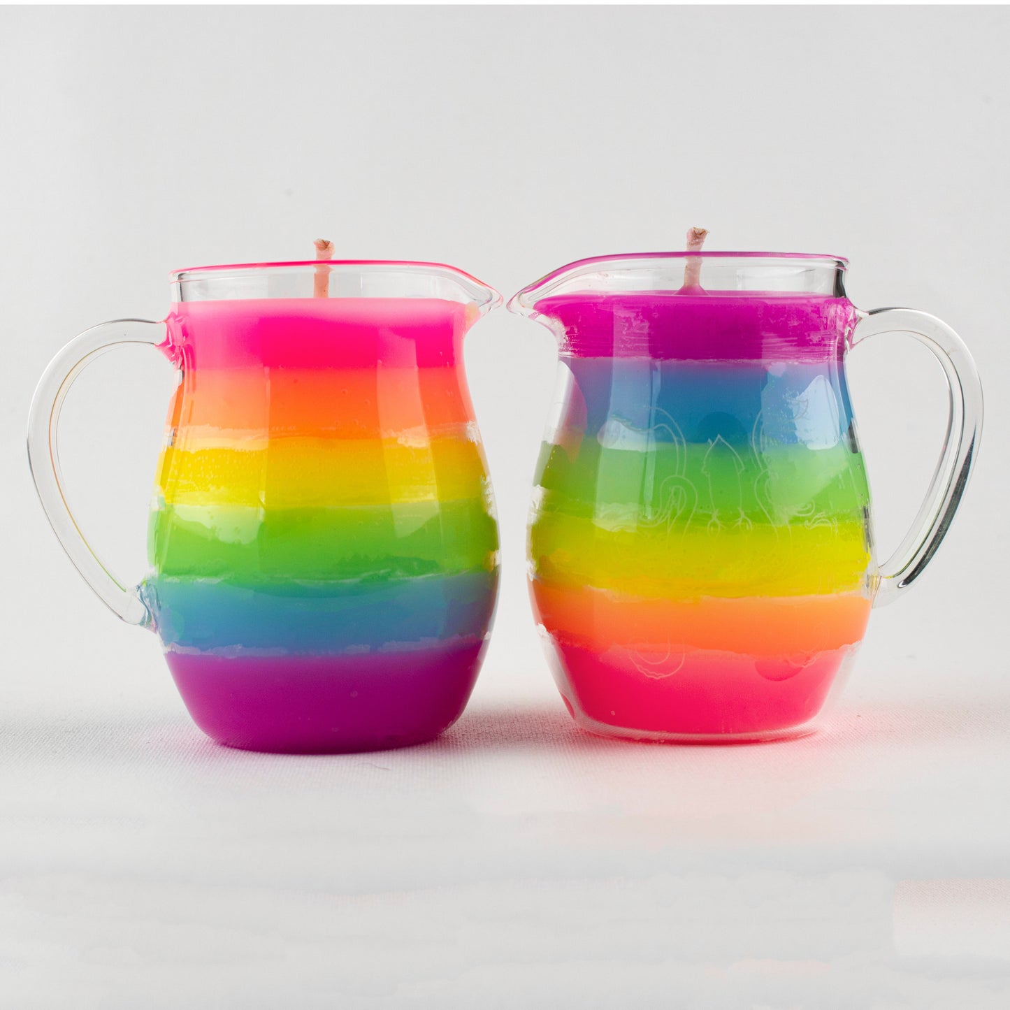 Bougie pour jeu de cire Rainbow in a Jar Blacklight – Basse température – Sans parfum – Bougie en pot réactive aux UV