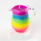 Bougie pour jeu de cire Rainbow in a Jar Blacklight – Basse température – Sans parfum – Bougie en pot réactive aux UV