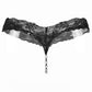 Lace Pearl Crotch Thong