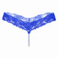 Lace Pearl Crotch Thong