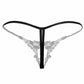 Embroidered Pearl Thong