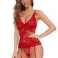 All Lace Garter Cami Lingerie