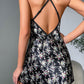 Sexy Satin Floral Chemise