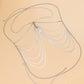 Silver Multi Strap Chain Body Jewelry