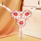Daisy Crotchless Pearl Thong