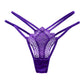 Strappy Geo Embroidered Thong