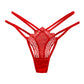 Strappy Geo Embroidered Thong