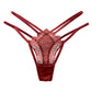 Strappy Geo Embroidered Thong