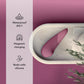 Womanizer Vibe Silent Clitoral Vibrator - Dusky Pink