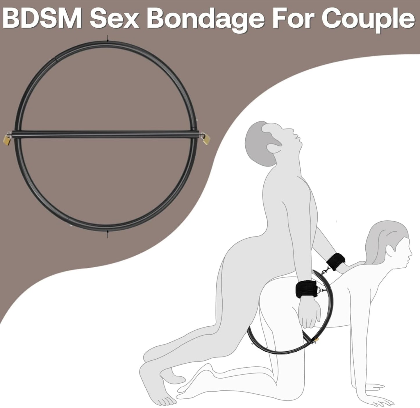 Kit modular de barra separadora BDSM WaistSecure