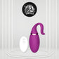 Vibrador Bala Huevo de Silicona con Control Remoto Inalámbrico