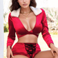 Velvet Wrap Around Santa Set